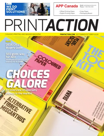 Cover of PrintAction, September/October 2026